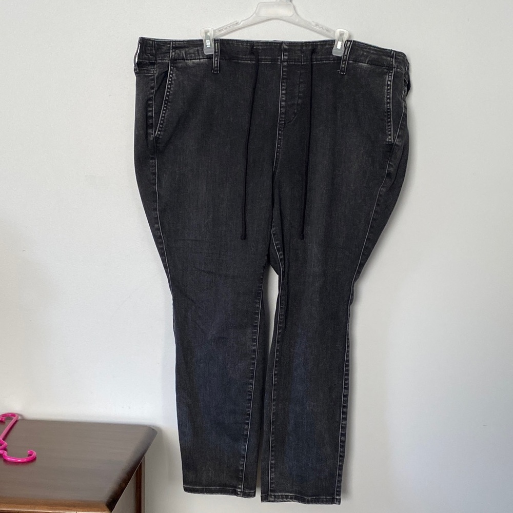 Torrid pull on black denim pants
